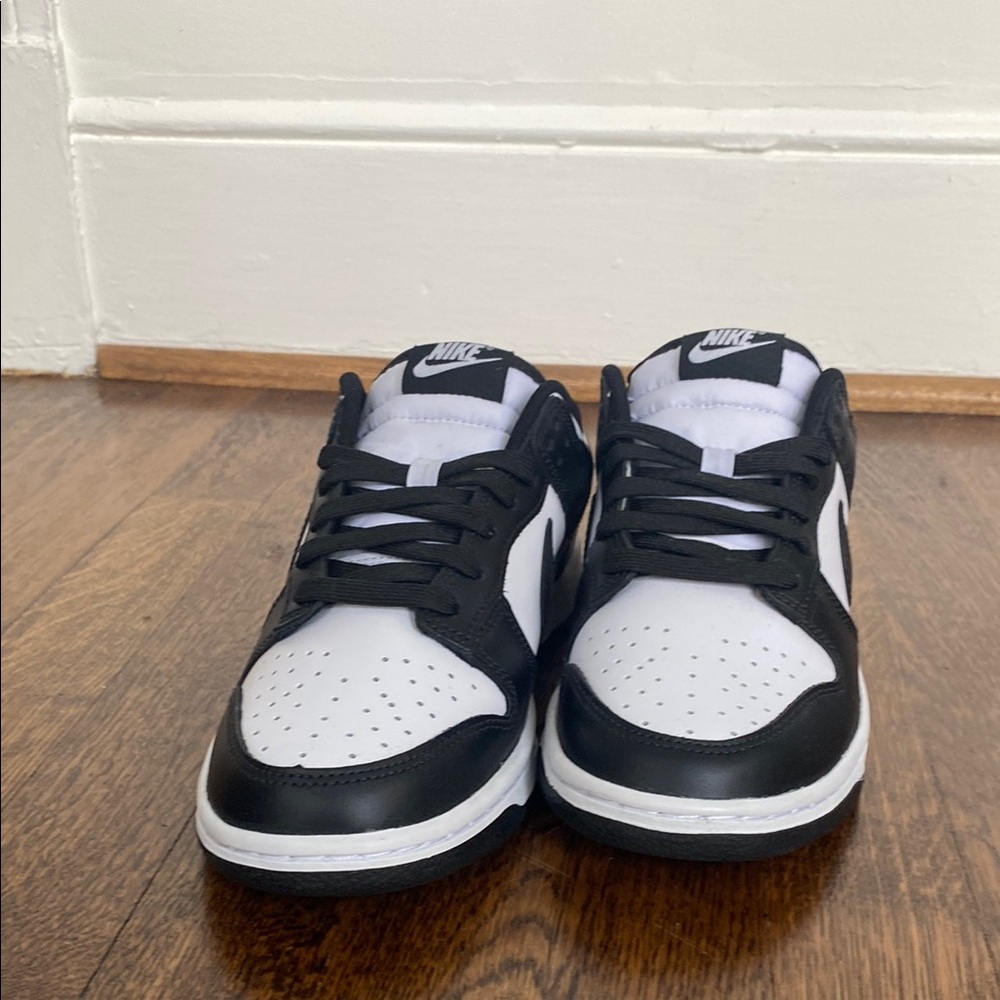 Nike Dunks Black and White Sneakers - Picture 5 of 6